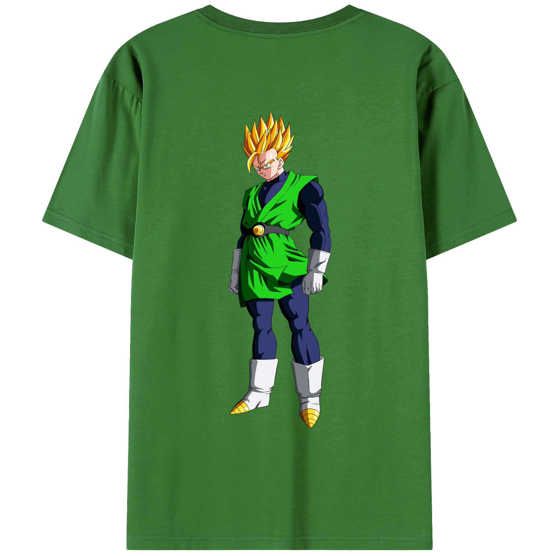 （画像用） ドラゴンボール 孫 悟飯（そんごはん）DRAGON BALL Son Gohan レディース半袖Tシャツ(バックプリント)